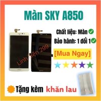 Màn hình điện thoại Sky A850 trắng đen