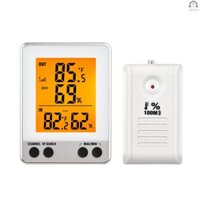 Màn hình độ ẩm nhiệt độ 328ft / Màn hình có văn phòng Nhiệt kế 100m Điều khiển từ xa L2 Usb Ir Đồng hồ đo độ ẩm Nhiệt độ trong nhà ngoài trời với Camera hồng ngoại có nhiệt Ir 256x192