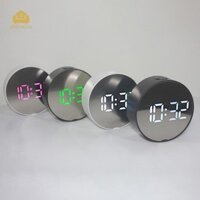 Màn hình đồng hồ kỹ thuật số Abbraccia, đồng hồ báo thức điện hình bầu dục #A