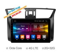 Màn Hình DVD Android 4G Cho Ô Tô Toyota Innova số sàn 2007-2014