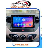 Màn Hình DVD Android WIFI RAM2 ROM32G xe I10 Android 10. Mới Nhất, Tích Hợp Vô Tăng