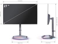 Màn hình Gaming 27" Cooler Master GM27 FQSA-US( IPS, QHD 2K, 165Hz, 1xDP+2xHDMI
