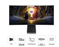 Màn Hình Gaming SAMSUNG Odyssey OLED G8 G85SD LS34DG850SEXXV (34 inch - OLED - UWQHD - 175Hz - 0.03ms - Cong)