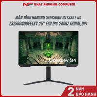 Màn hình Gaming Samsung Odyssey G4 LS25BG400EEXXV 25" FHD IPS 240Hz (HDMI, DP) - Bảo hành 24 tháng