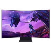 Màn hình gaming Samsung Odyssey LS55BG970NEXXV Ark (Màn cong/ 55.Inch/ 4K (3840 x 2160)/ 1ms/ 165Hz/ 1000cd/m2/ VA/ Loa/ Wireless/LAN/Bluetooth)