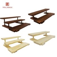Màn hình gỗ Riser Ban công Teaware Kệ trưng bày cho búp bê Đồ trang trí Căn hộ Cafe