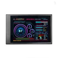 Màn hình hiển thị IPS 3,5 Inch Màn hình thứ cấp Chuyển đổi màn hình dọc ngang 360° Xoay cổng Type-C kép cho máy tính Raspberry Pi Khung máy tính ITX PC