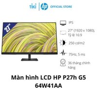 Màn hình HP P27H G5 64W41AA 27Inch Full HD 5ms 60HZ 250cdm2 IPS Tích hợp Loa - Hàng Chính Hãng