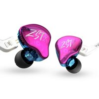 Màn hình in-Ear KZ ZST X, Tai nghe ZSTX trình điều khiển kép Dynamic Hybrid được nâng cấp, Tai nghe / Tai nghe có dây HiFi Stereo IEM có cáp có thể tháo rời cho nhạc sĩ Audiophile