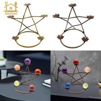 Màn Hình Kim Loại Đứng Tennis Kính Pha Lê Đứng Kim Loại Nghệ Thuật Thủ Công Trang Trí Giá Đỡ Cho Quả Bóng Đá Mã Não