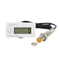 Màn hình kỹ thuật số Đấm Bộ đếm cảm ứng từ tính H7EC Winder Máy đếm số vòng tròn Cảm ứng tự động Liên hệ Co