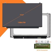 Màn hình laptop 15.6 Inch có tai 30pin chuẩn HD (1366x768)