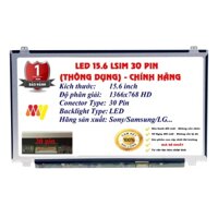 Màn hình laptop 15.6 Led Mỏng SLIM 30 Chân - 30 PIN Thay Thế Cho Dell HP Lenovo Toshiba LG Asus