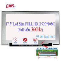 Màn hình laptop 17.3 Inch led slim 40 pin nhuyễn FULL HD (1920*1080) 360Hz Asus TUF Gaming A17 R7, ROG Strix G17