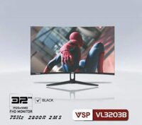 Màn hình LCD 32 inch VSP ThinKing VL32 (CM3203B) FHD 75Hz LED 5Ms Gaming Monitor Cong (Đen)