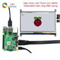 Màn Hình LCD 7 Inch (C) HDMI 1024x600 IPS Cảm Ứng Điện Dung - Screen Raspberry Pi