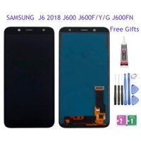 Màn Hình LCD AMOLED Cho SAMSUNG Galaxy J6 2018 J600 J600F J600Y SM-J600F J600G J600FN Màn Hình LCD Màn Hình Cảm Ứng Với Dụng Cụ Miễn Phí Trọn Bộ
