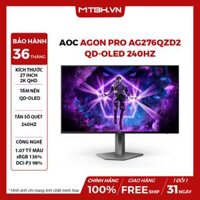MÀN HÌNH LCD AOC AGON PRO AG276QZD2 27" 2K QD-OLED 240Hz 0.03MS CHUYÊN GAME