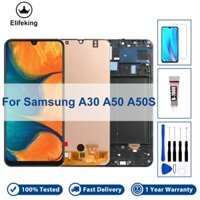 Màn Hình LCD Chính Hãng Cho Samsung Galaxy A30 A50 A50S Màn Hình Hiển Thị Bộ Số Hóa Cảm Ứng A507 A507 A507 Thay Thế