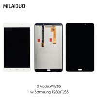 Màn Hình LCD Cho Samsung Galaxy Tab A T280 T285 SM-T280 Bộ Số Hóa Màn Hình Cảm Ứng Bảng Điều Khiển Kính