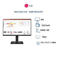 Màn hình LCD LG 23.8 inch 24QP750-B.ATV QHD IPS 75Hz HDMIDP-BH 24 tháng - Hàng chính hãng