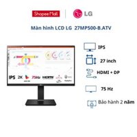 Màn hình LCD LG 27 inch 27MP500-B.ATV WFHD IPS 75Hz HDMIDP- BH chính hãng 24 tháng Hàng chính hãng