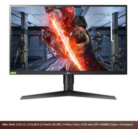 Màn hình LCD LG 27GL850 (27inch/2K/IPS/144Hz/1ms//350 nits/DP+HDMI/GSync+FreeSync)