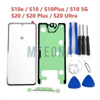 Màn Hình LCD Mặt Trước Kính Dành Cho Samsung Galaxy S10e S10 5G S20 Plus Ultra S10 + Màn Hình Hiển Thị Bên Ngoài Màn Hình Cảm Ứng Thay Thế Ống Kính Ngoài