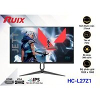 Màn Hình LCD RUIX HC-L27Z1 27Inch (IPS – VGA, HDMI, 1920×1080, 75Hz, Cạnh Viền Mỏng, Đế Chữ V)