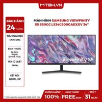 MÀN HÌNH LCD SAMSUNG VIEWFINITY S5 S50GC LS34C500GAEXXV 34" Ultra-WQHD VA 100Hz HDMI+DP