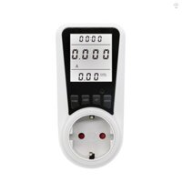 Màn hình LCD Sử dụng điện Ổ cắm đồng hồ đo công suất Watt năng lượng Ampe điện áp Máy kiểm tra công suất KWH Màn hình phân tích tiêu thụ có ổ cắm đèn nền AC 230V ~ 250V