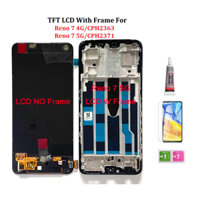 Màn hình LCD TFT có khung cho OPPO RENO 7 5G CPH2371 RENO 7 4G CPH2363 Màn hình LCD có màn hình cảm ứng