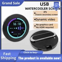 Màn hình LCD tròn làm mát CPU / GPU 2.1 inch, Màn hình nhiệt độ máy tính AIO cho hệ thống làm mát nước, Bảng cảm biến PC