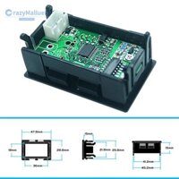 Màn hình LED 0,36 inch kỹ thuật số 5 bit DC 0-33,00V Vôn kế Đồng hồ đo điện áp ✨ [Crazymallueb.vn]