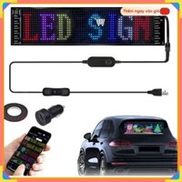 Màn hình LED dạng dẻo trên Ô Tô LED Matrix RGB Car - điều khiển qua APP ☘️Green Home☘️