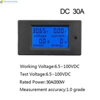 Màn hình LED Đồng hồ đo điện áp AC và dòng điện Màn hình lớn Báo động quá tải LCD