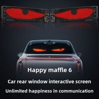 Màn hình LED thông minh trên ô tô Màn hình tương tác Kính chắn gió phía sau Họa tiết DIY Graffiti Cuộn văn bản Ma trận vui nhộn Bảng điều khiển Pixel APP Cont