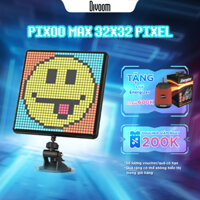 Màn hình Led trang trí Divoom Pixoo Max 32x32, bảng đèn Led kết nối APP + bluetooth hẹn giờ, đếm giờ, nháy theo nhạc