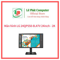 Màn Hình LG 24QP500-B / 24QP550-B.ATV (23.8inch/2K/ IPS/ 75Hz/ 5ms/ Chân đế xoay) - Chính Hãng