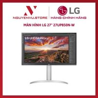 Màn hình LG 27 UHD 4K IPS với VESA DisplayHDR 400, USB Type-C, 27UP850N-W - Hàng Chính Hãng