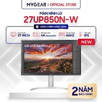 Màn hình LG 27UP850N-W 27" 4K IPS 60Hz (HDMI/DP/USB-C) - Bảo hành chính hãng 24 tháng