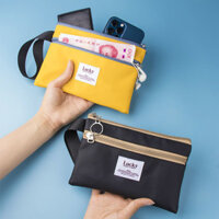 Màn Hình Lớn Túi Điện Thoại Di Động Mini Ly Hợp Đơn Giản Phù Hợp Với Tất Cả Trận Đấu Chống Thấm Nước Học Sinh Cao Cấp PU Da Mềm Ví Dài