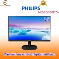 Màn hình máy tính 24inch Philips 243V7QDSBF (23.8" FHD IPS, HDMI+VGA 75Hz) - DGW phân phối