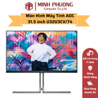 Màn Hình Máy Tính AOC 32 Inch U32U3CV/74 UHD Nano IPS 4ms - Hàng Chính Hãng - Bảo Hành 36 Tháng