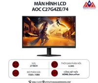 Màn hình máy tính AOC Gaming C27G4ZE/74 (27 inch VA/ 1920 x 1080/ 300 cd/m2/ 0.3ms/ 240Hz/ Curved), bảo hành 24 tháng
