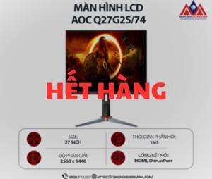 Màn hình máy tính AOC Q27G2S/74 - 27 inch