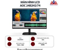 Màn hình máy tính AOC 24B2H2/74 (23.8 inch IPS/ 1920 × 1080/ 250 cd/m2/ 4ms/ 100Hz), bảo hành 24 tháng
