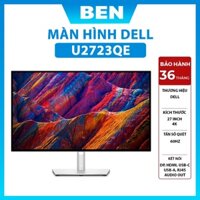 Màn hình máy tính Dell UltraSharp U2723QE  27 inch IPS Black 3840 x 2160 60Hz  8ms  DP 1.4  HDMI 2.2  USB-C 3.2 Gen 2  Jack Audio  Network  - Hàng Chính Hãng