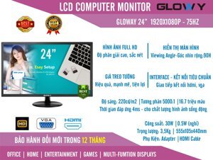 Màn hình máy tính Glowy GL24 - 24 inch
