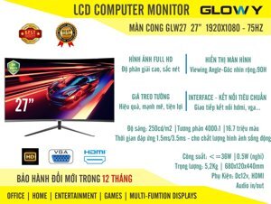 Màn hình máy tính Glowy GLW27 - 27 inch